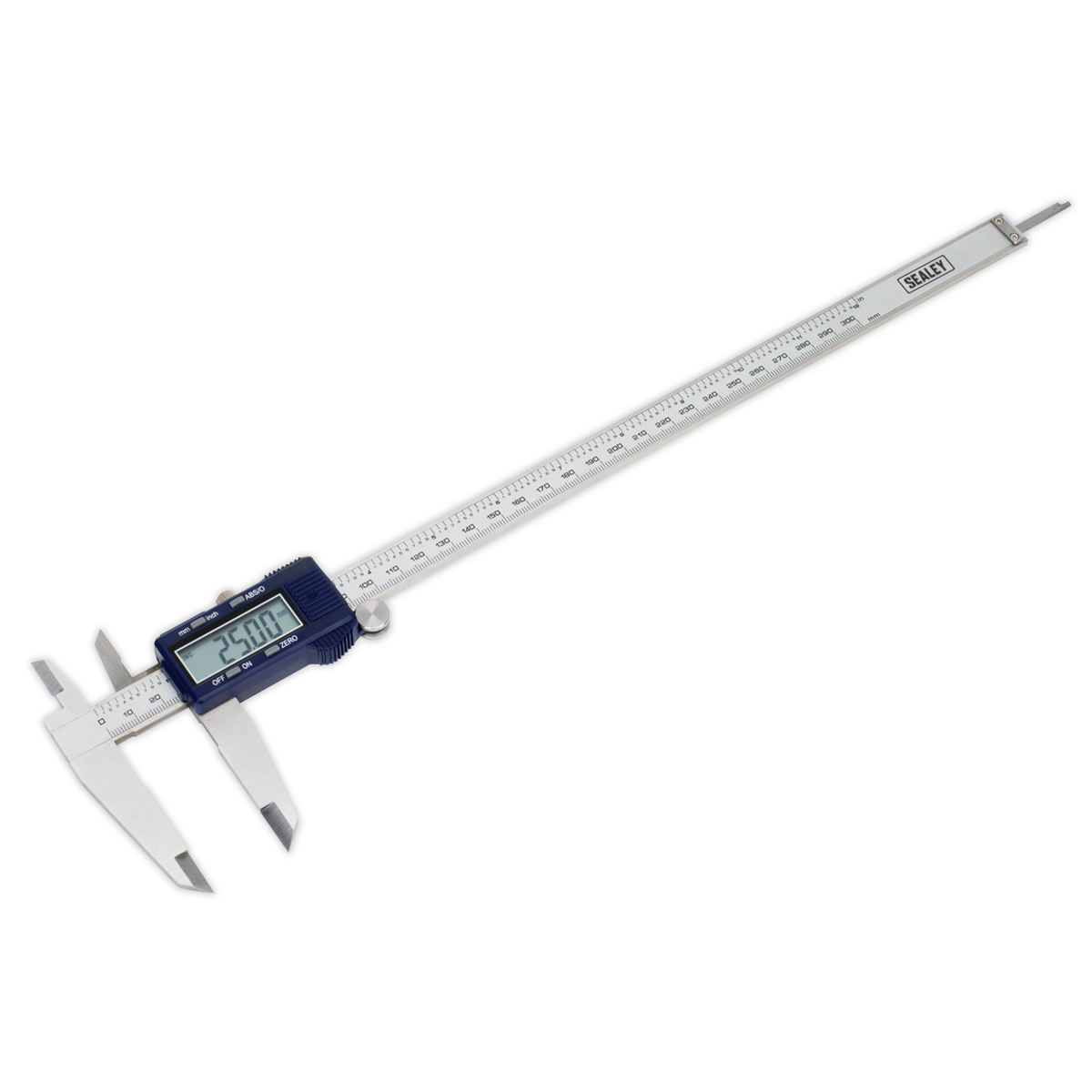 Sealey Digital Vernier Caliper 300mm 0-12" Stainless Steel Storage Case AK9623EV