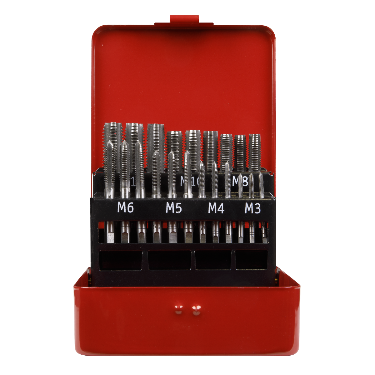 Sealey Tap Set 21 Pieces Taper Plug & Bottom Tap Metric Tool Alloy Steel AK3021