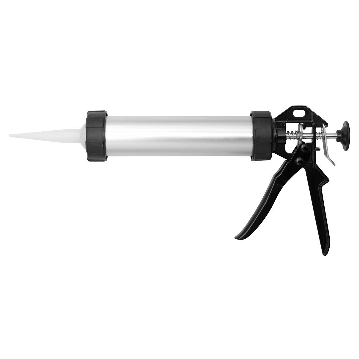 Sealey Caulking Gun For Sausage Packs & Cartridges Die-Cast Body 230mm AK3801