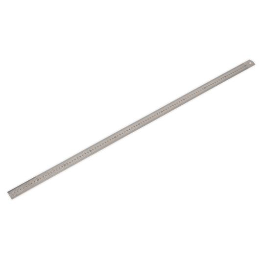 Sealey Steel Rule With Metric & Imperial Graduations 1000mm/40" Length AK9643