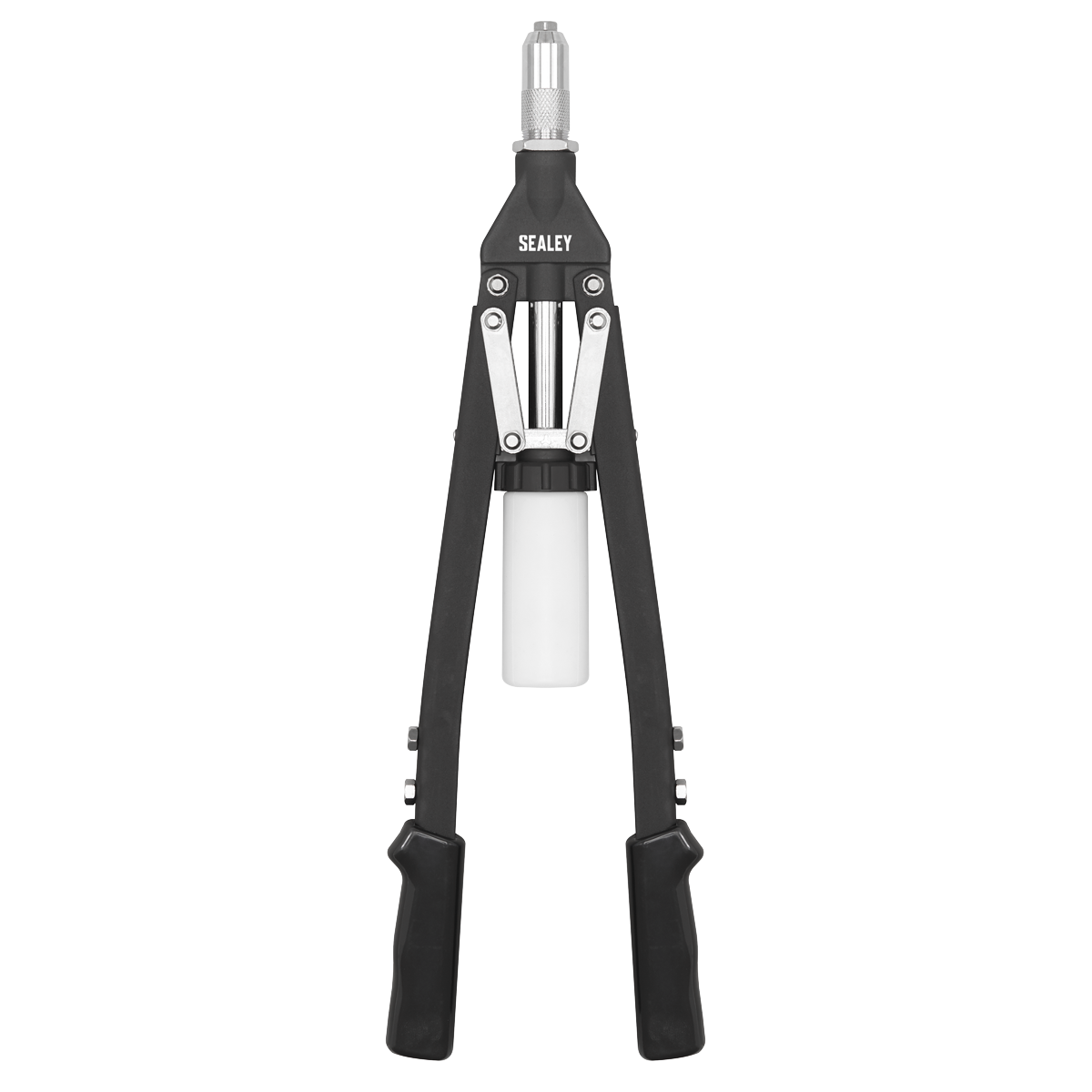 Sealey Heavy Duty Long-Arm Riveter With Collection Bowl & Long Arms AK3981