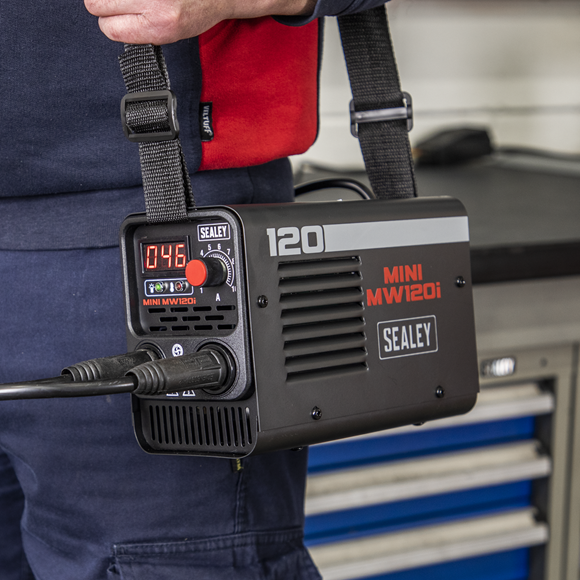 Sealey 120A MMA Inverter Welder Ultra Compact Lightweight Portable MINIMW120i