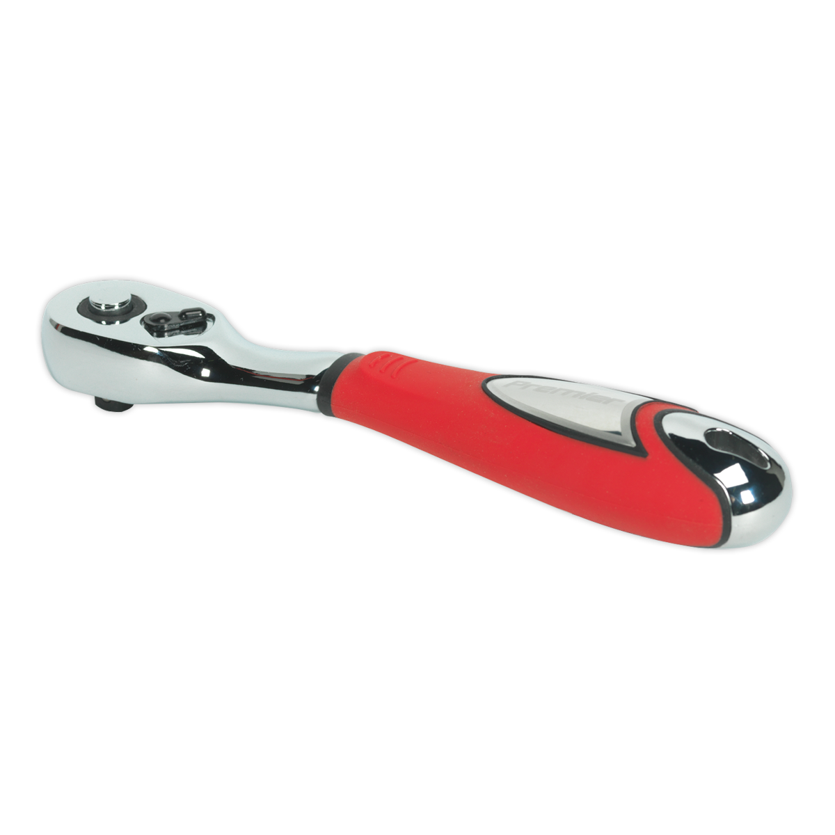 Sealey Ratchet Wrench Offset Handle 1/4" Square Drive Ergonomic Design AK966