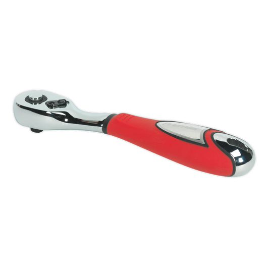 Sealey Ratchet Wrench Offset Handle 1/4" Square Drive Ergonomic Design AK966