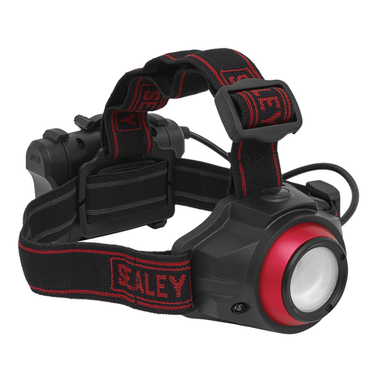 Sealey Rechargeable Head Torch 5W COB LED Auto Sensor Flash Light Lamp HT111R