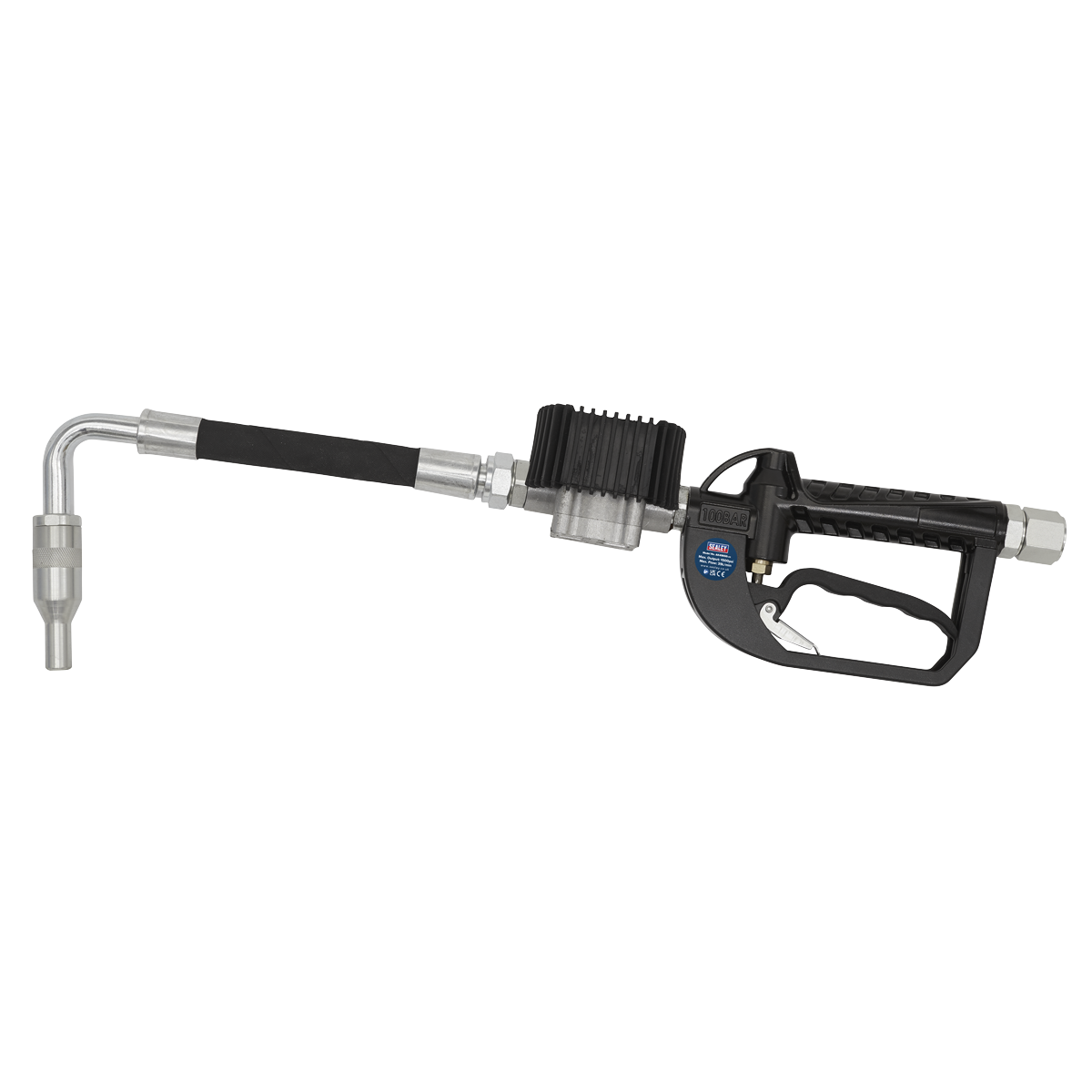 Sealey Oil Hose End Dispensing Gun Manual Shut-Off With Digital Meter AK4565D