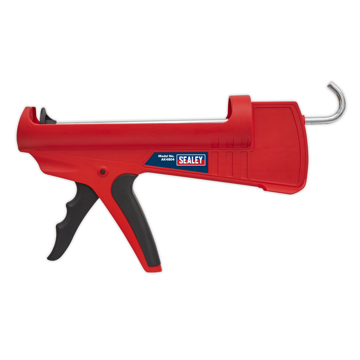 Sealey 220mm One-Hand Caulking Gun For 310mL Cartridges Hook End AK4804