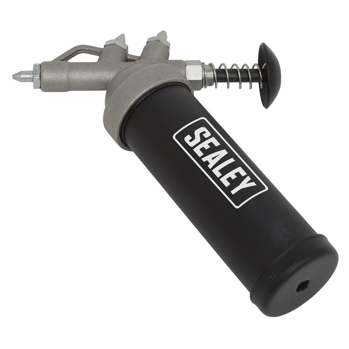 Sealey Push Type Mini Grease Gun With 3oz 88.7mL Cartridge Black/Silver AK55