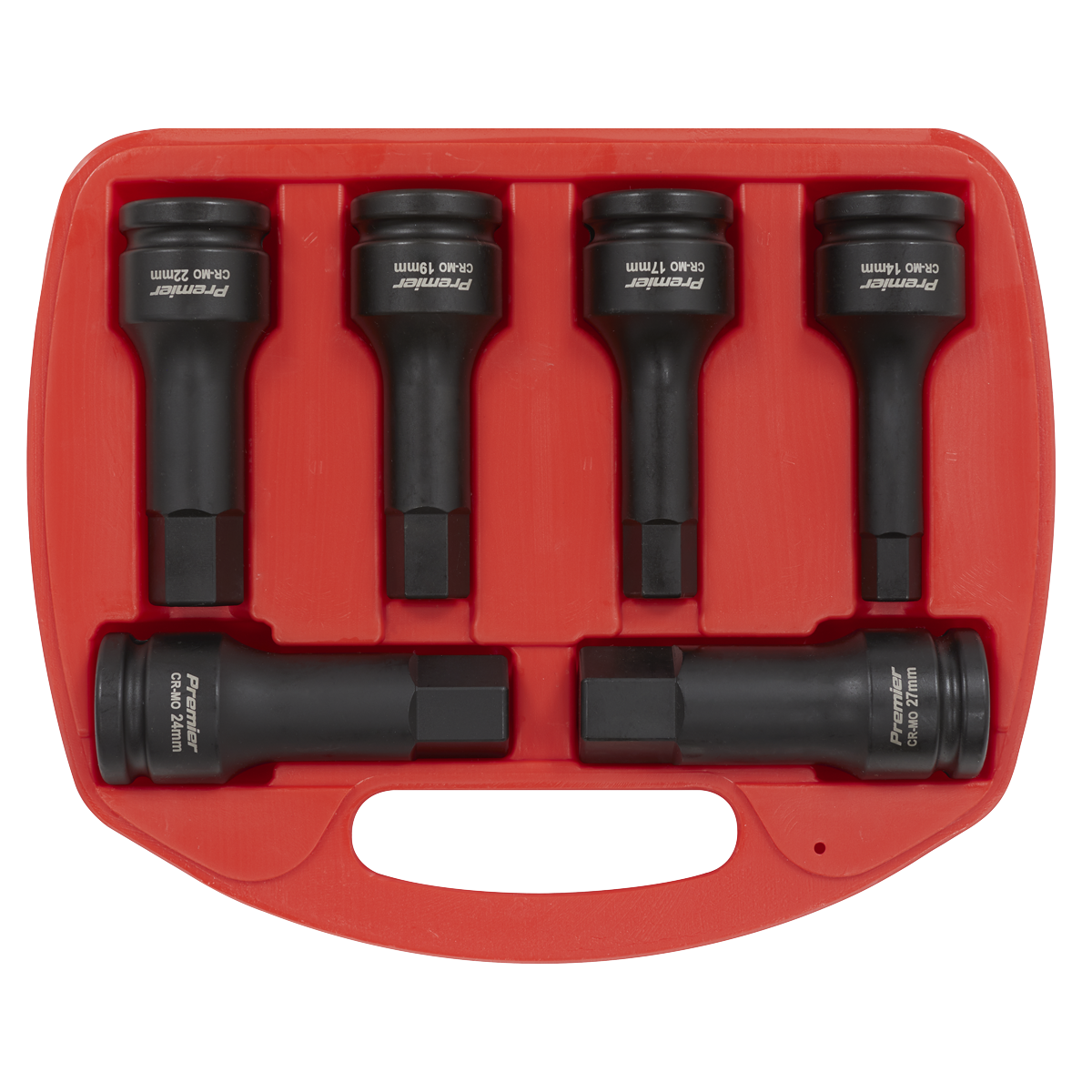 Sealey Impact Hex Socket Bit Set 6 Pieces 3/4" Square Drive 108mm AK5586
