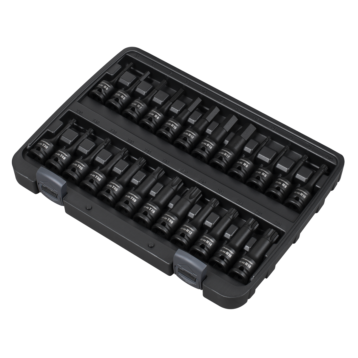 Premier Impact Socket Bit Set 1/2" Drive 24 Pieces Hex/TRX-Star/Spline AK56000
