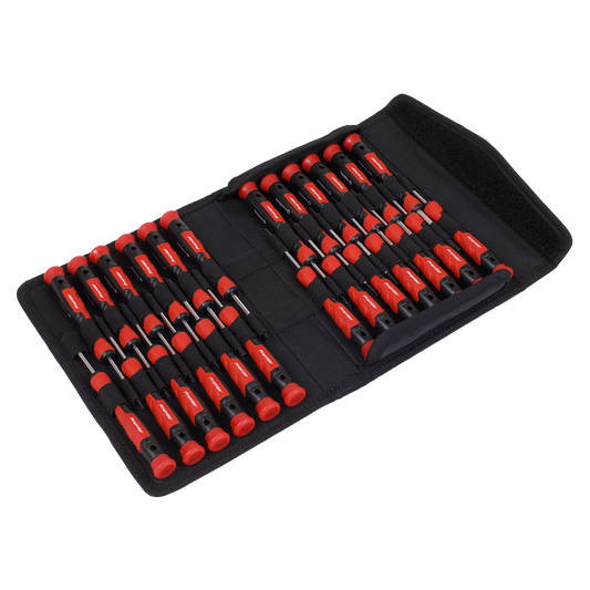 Sealey Precision Screwdriver Set 25 Pieces Slotted Phillips Hex TRX-Star AK97327