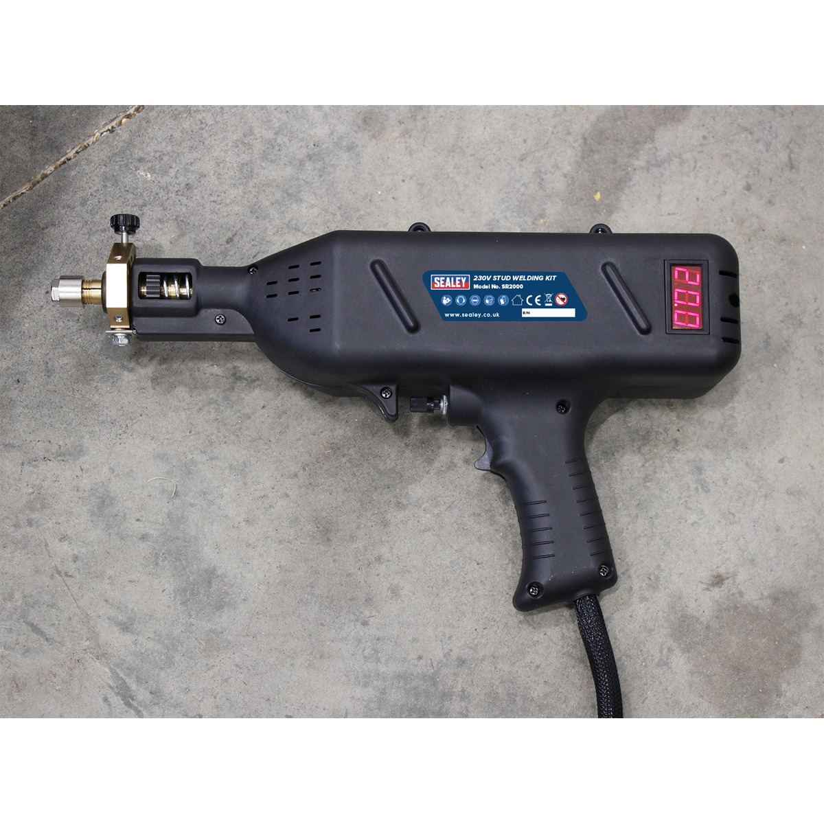 Sealey Stud Welding Kit 230V 230V-13A Plug Fitted For Steel Aluminium SR2000