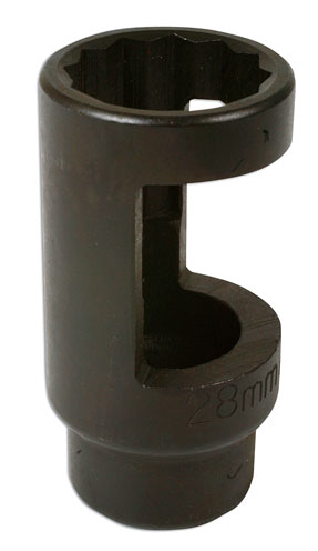 LASER 3299 Socket Wrench Insert 28mm Spanner Size Chrome Vanadium Steel