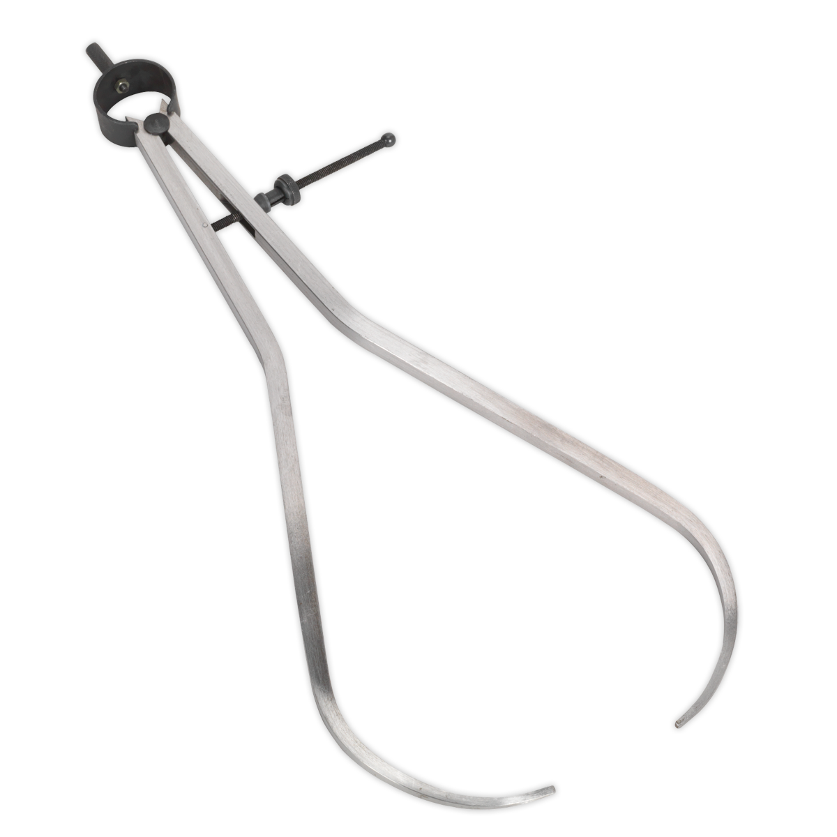 Sealey External Spring Calliper 300mm Brushed Metal Finish Silver AK9772
