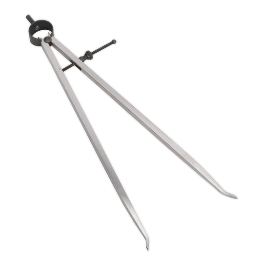 Sealey Spring Calliper 300mm Internal Brushed Metal Finish Silver AK9782