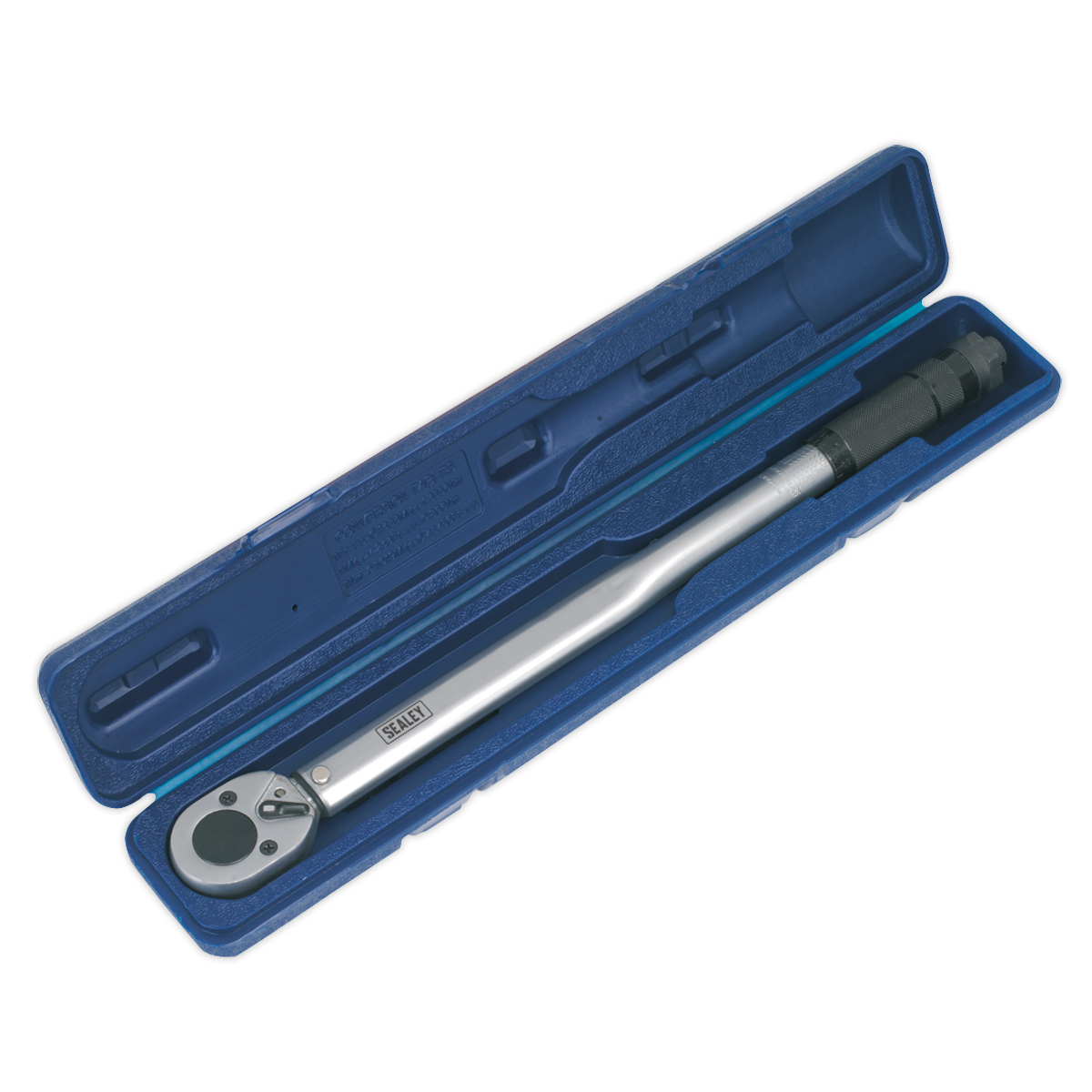 Sealey Micrometer Torque Wrench 1/2" Square Drive Calibrated Chrome Plated AK624