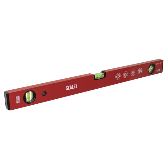 Sealey Spirit Level UV Resistant & Shockproof Vials 600mm Professional AK9860