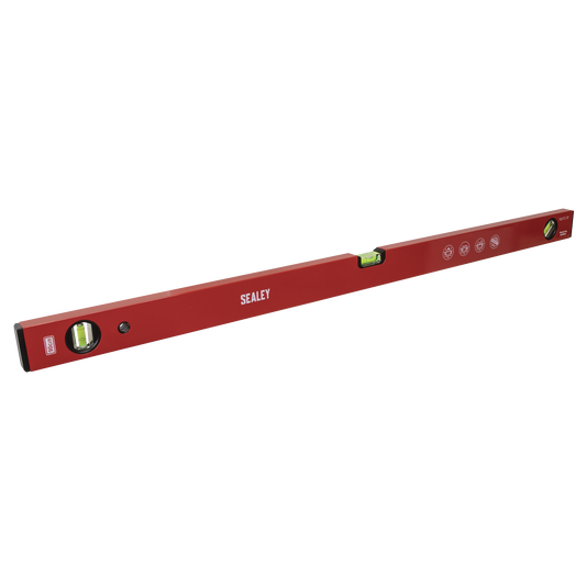 Sealey Spirit Level UV Resistant & Shockproof Vials 900mm Professional AK9861