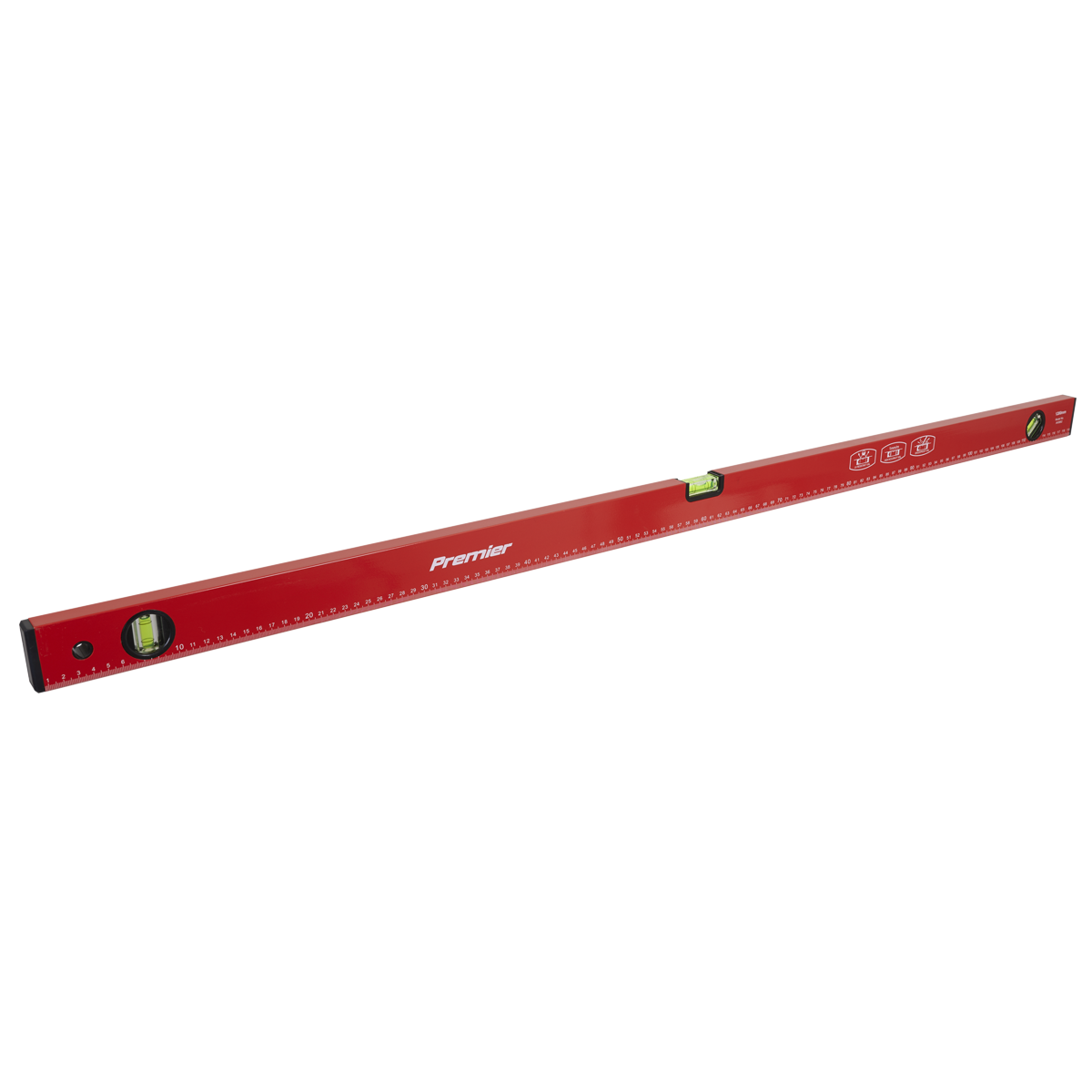 Sealey Spirit Level 1200mm UV Resistant Powder Coated Levelling Line Tool AK9862