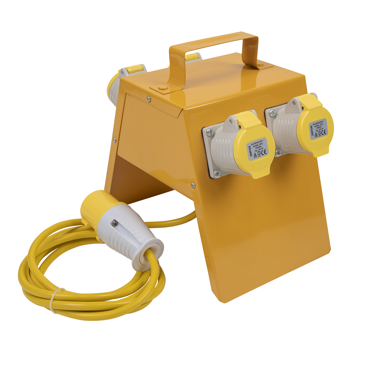 Sealey CEE 4-Way Splitter Box 1.5mm Cable 16A Plug CEE Connector IP44 WSSB16
