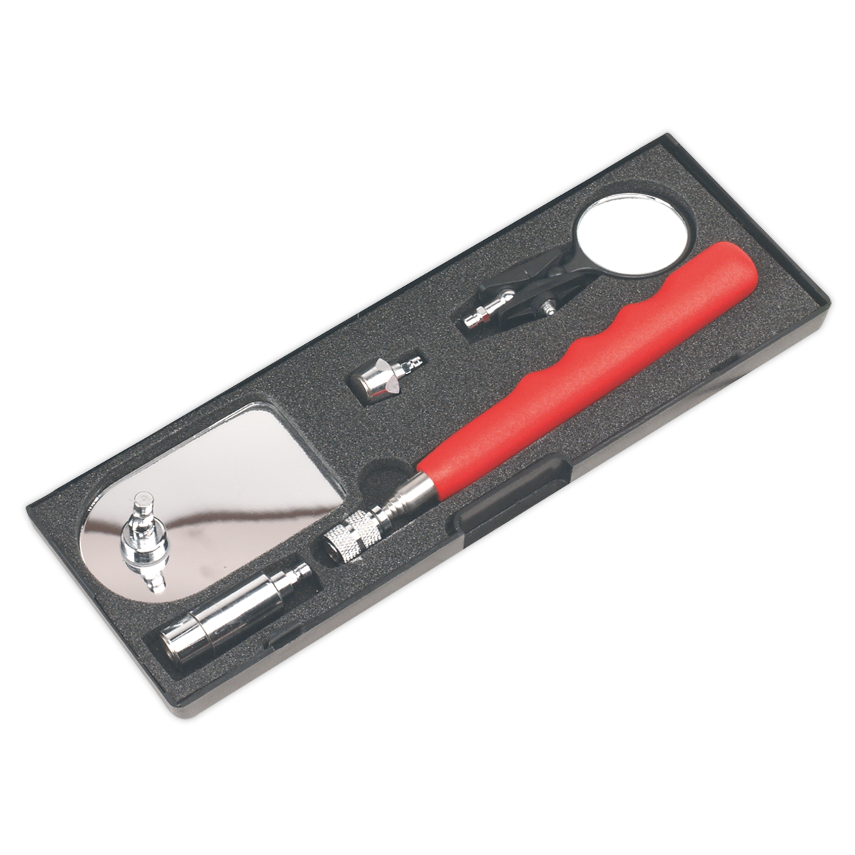 Sealey Telescopic Magnetic Pick-Up & Inspection Tool Kit 5 Pieces AK6521