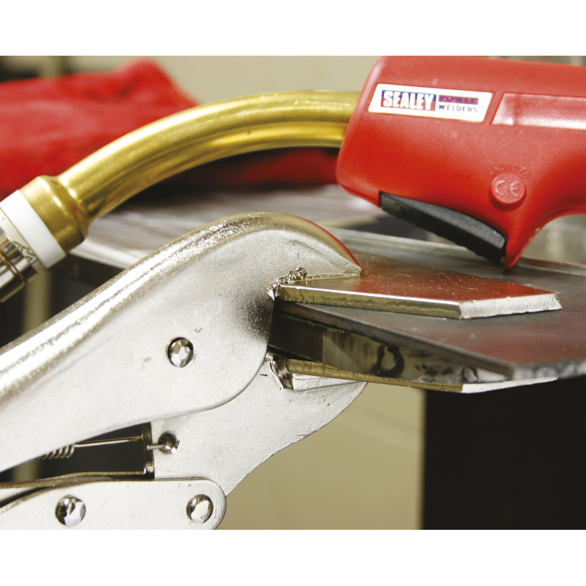 Sealey C-Clamp & Welding Clamp Set With Knurled Adjusting Screw 3 Pieces AK67