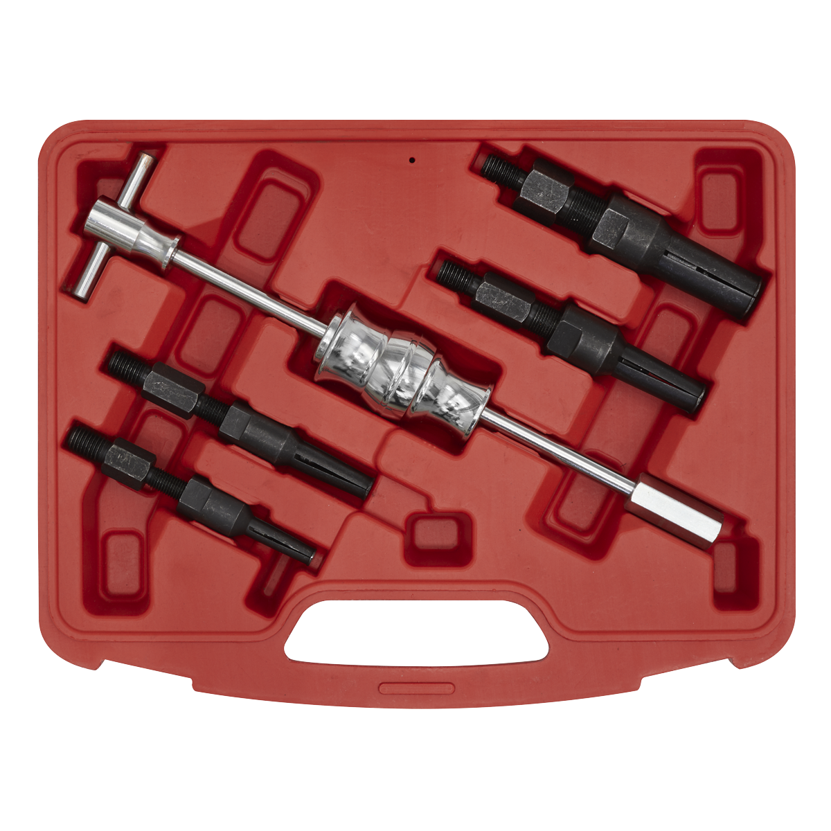 Sealey Blind Bearing Puller Set With Medium Stroke Slide Hammer 5 Pieces AK714
