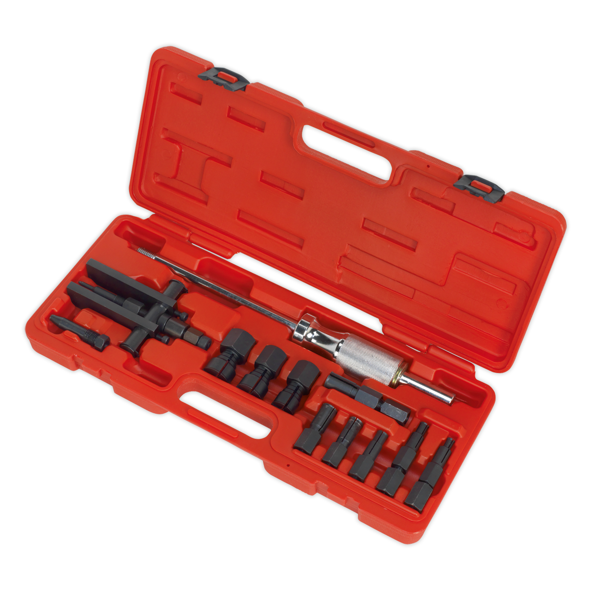 Sealey Blind Bearing Puller Set With Medium Stroke 1.5kg Slide Hammer 12pc AK716