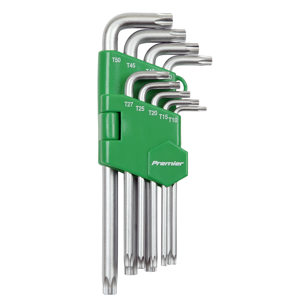 Sealey Security TRX-Star Key Chrome Vanadium Steel Set 9 Pieces Long AK7162
