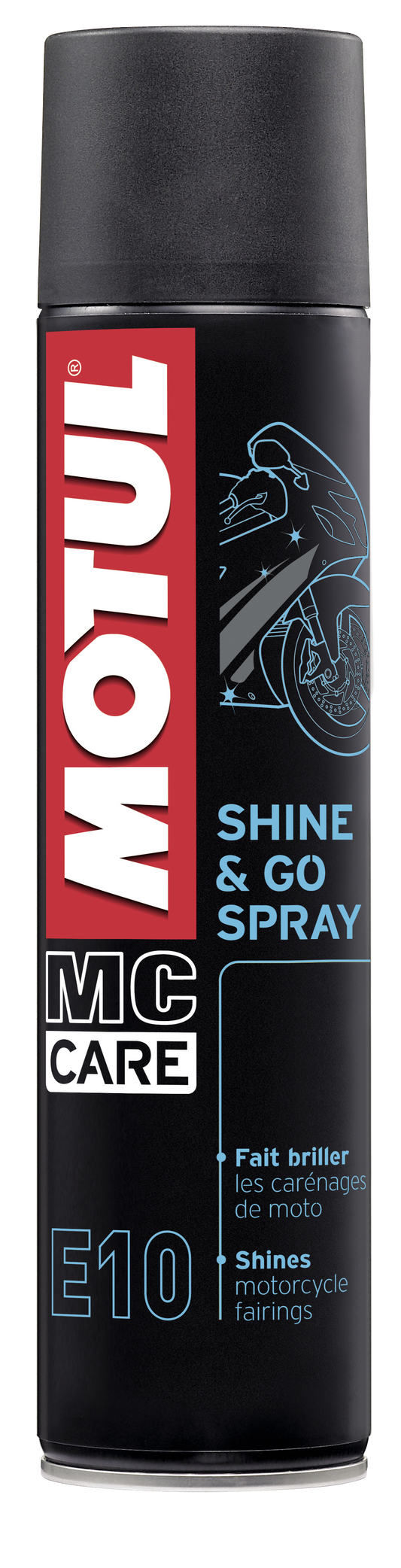 Motul E10 SHINE & GO SPRAY 0.400 Liter Polish Motorcycle Spray 103175