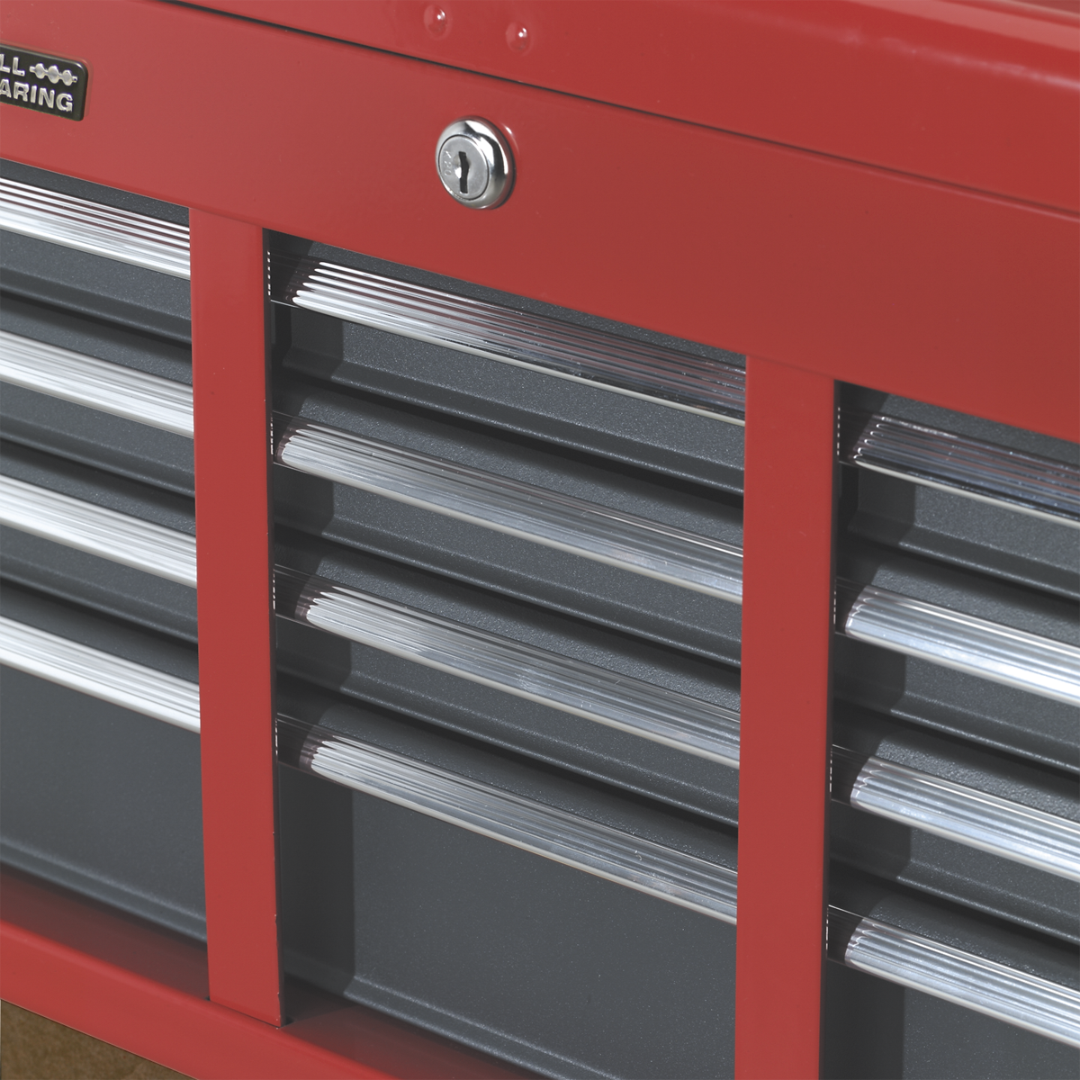 Sealey Top Chest Tool Box 6 Drawers With Ball Bearing Runners Red/Grey AP2201BB