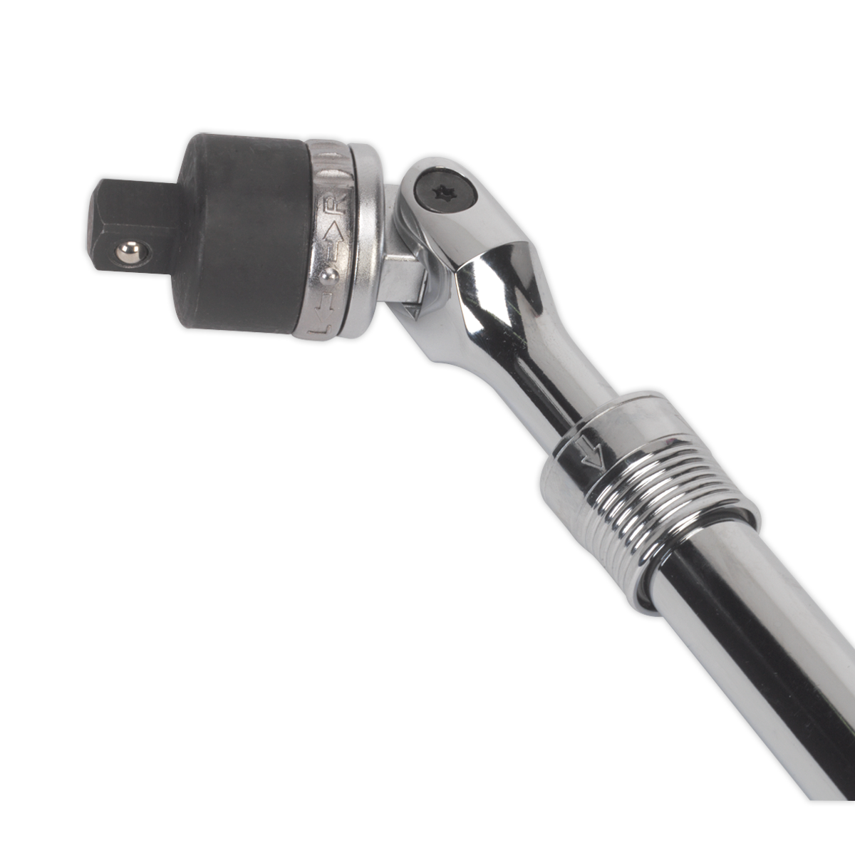 Sealey Ratchet Breaker Bar Extendable Chrome Plated 1/2" Square Drive AK7316