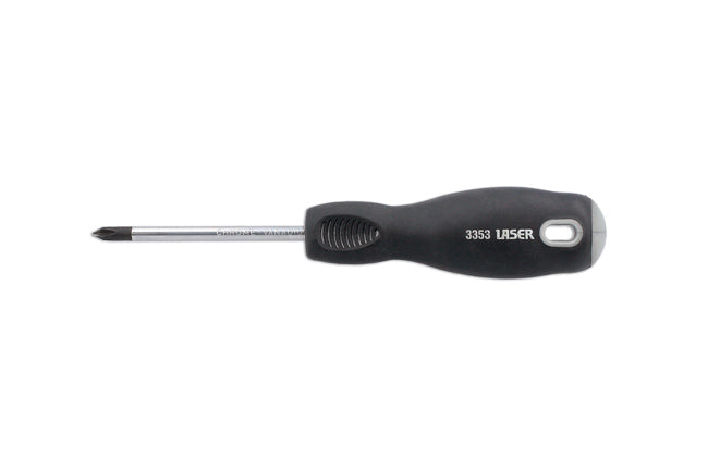 LASER 3353 Screwdriver Professional Phillips Ph1 75mm Chrome Vanadium Steel