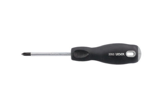 LASER 3353 Screwdriver Professional Phillips Ph1 75mm Chrome Vanadium Steel