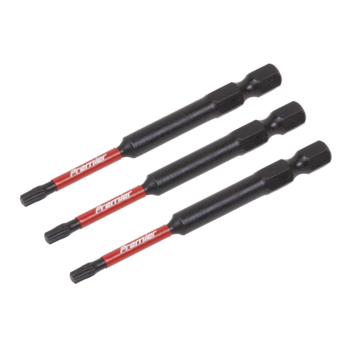 Sealey TRX-Star T15 Impact Power Tool Bits 75mm 3 Pieces Professional AK8266