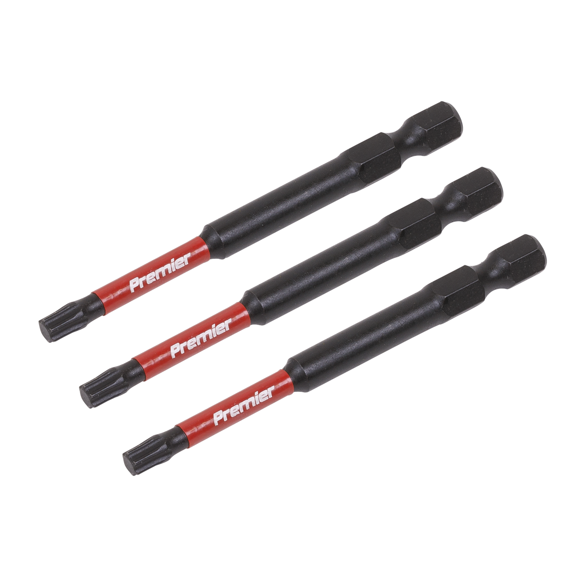 Sealey TRX-Star T25 Impact Power Tool Bits 75mm 3 Pieces Professional AK8268