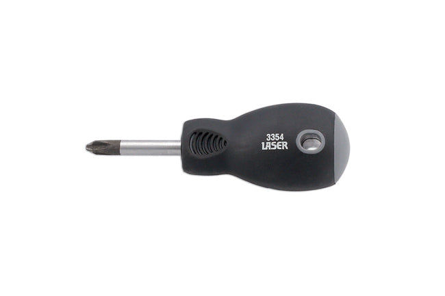 LASER 3354 Screwdriver Professional Phillips Ph2 38mm CRV Steel Magnetic Tip