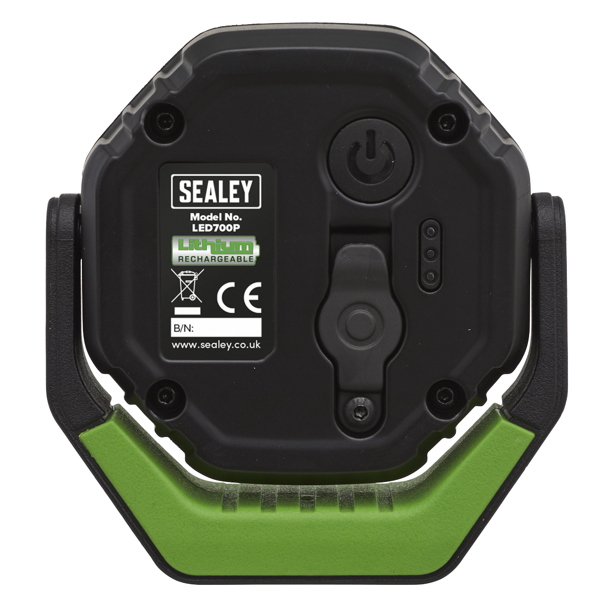 Sealey Rechargeable Pocket Floodlight Magnet 360 Degree 7W COB LED Green LED700P