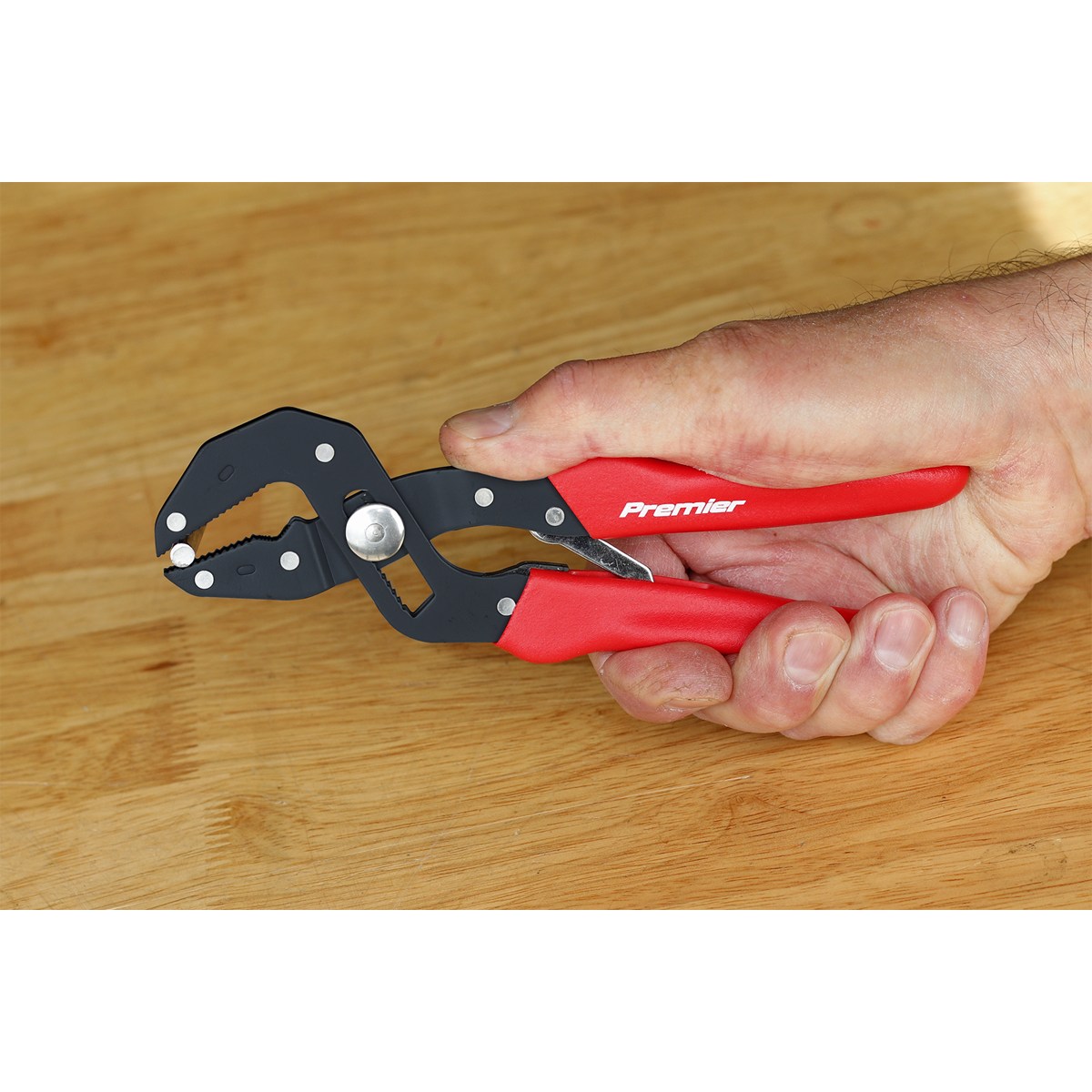 Sealey Pliers Multi-Grip Self Adjusting 175mm Chrome Vanadium Steel AK8535