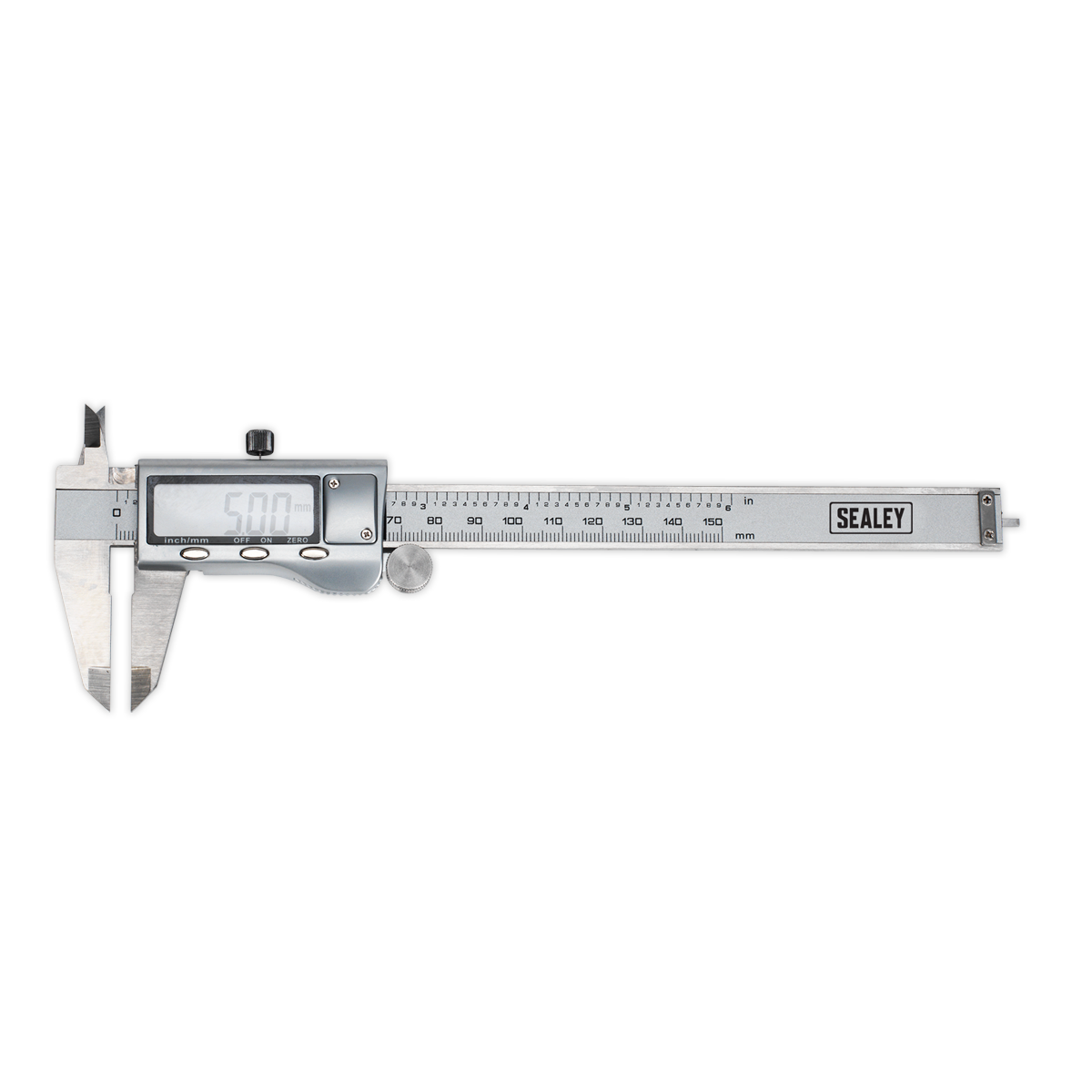 Sealey Digital Vernier Caliper 0-150mm 0-6" Stainless Steel LCD Display AK9621EV