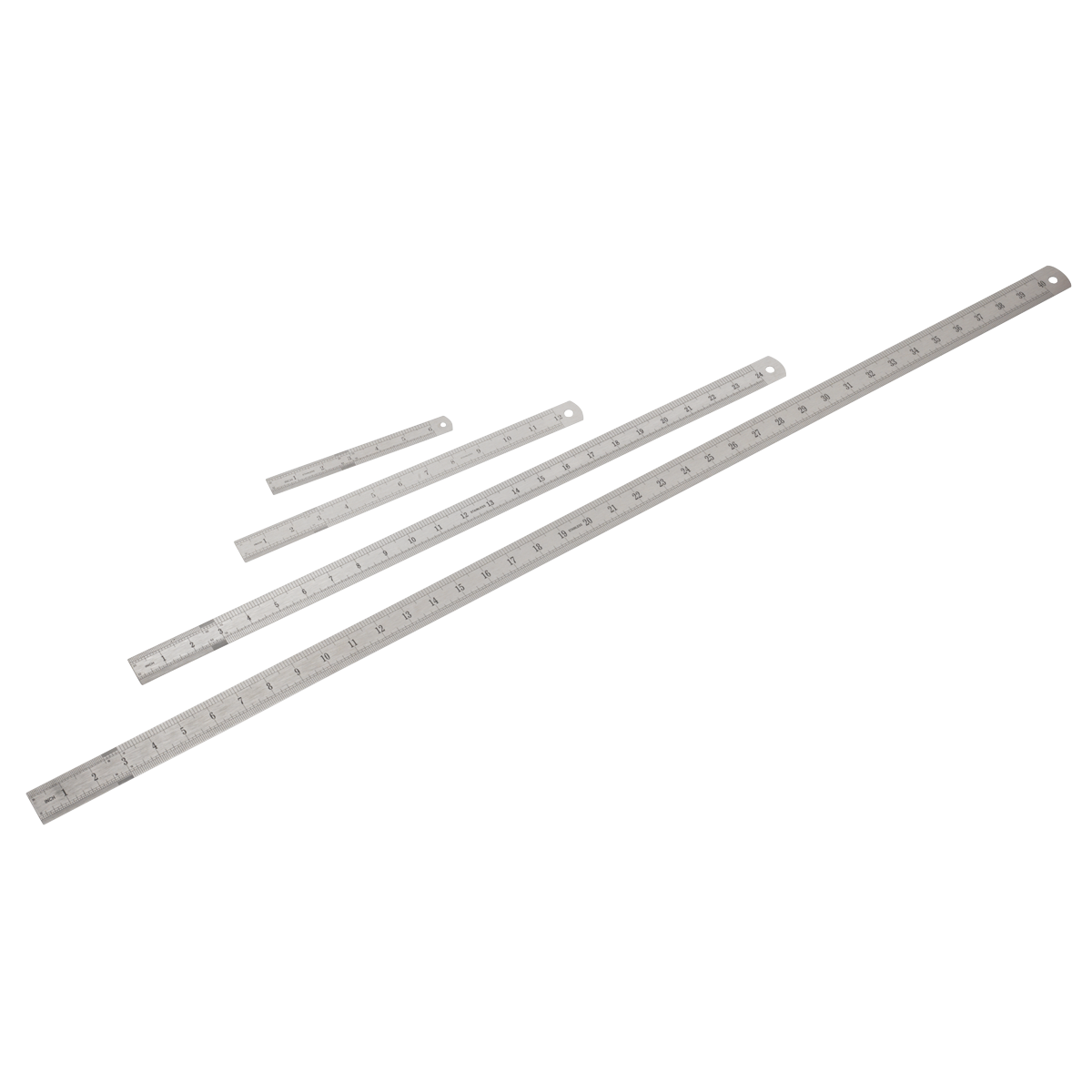 Sealey Steel Rule With Metric & Imperial Graduations 150mm/6" Length AK9640
