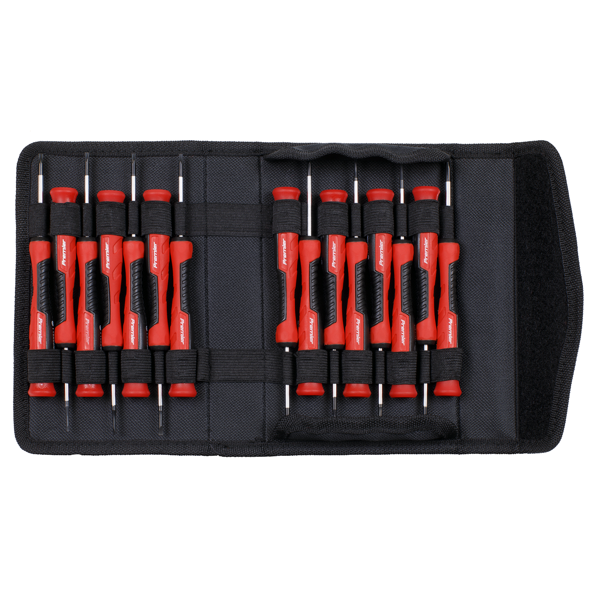 Sealey Precision Screwdriver Set 15 Pieces Slotted Phillips TRX-Star AK97326