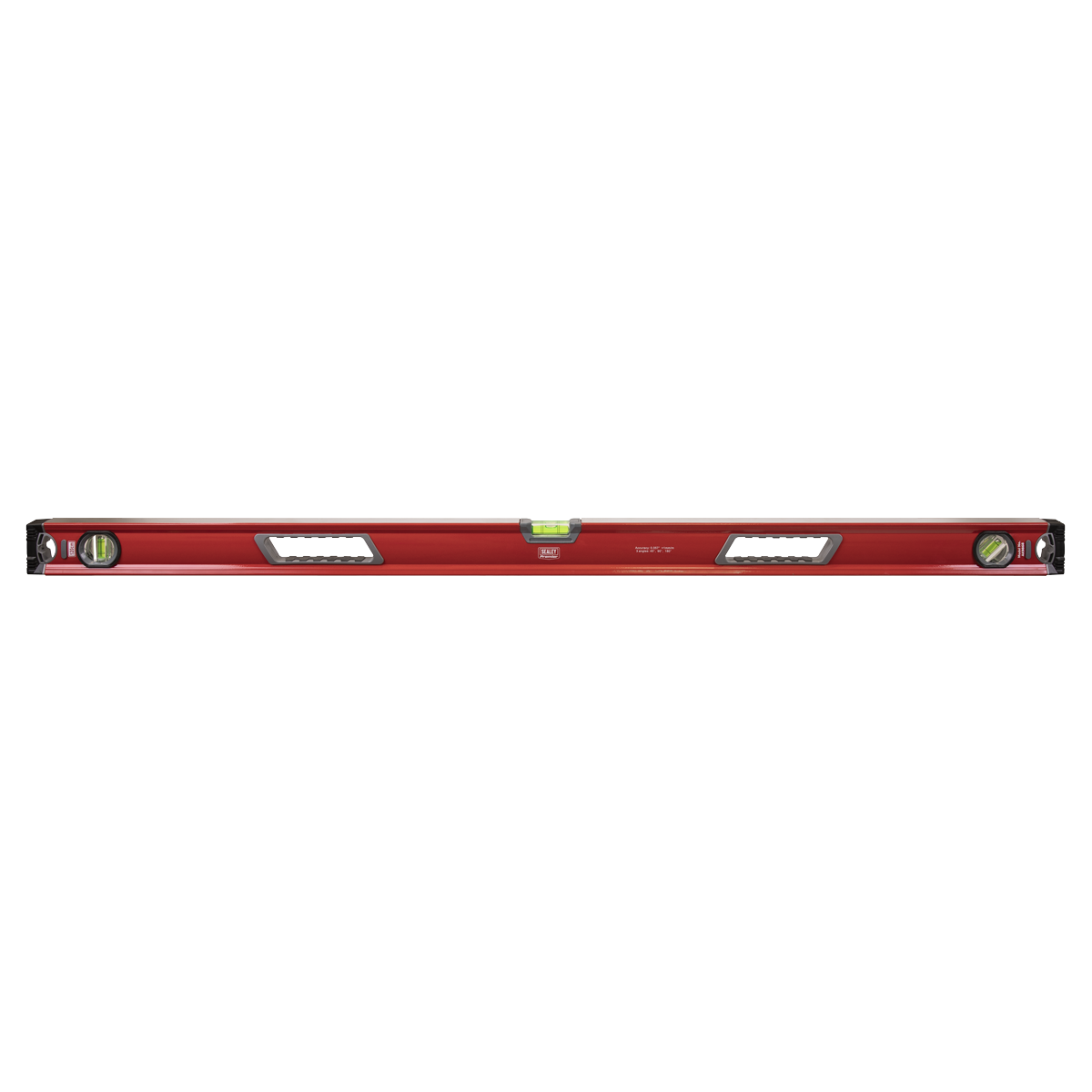 Sealey Spirit Level UV Resistant & Shockproof Vials 1200mm - Red AK9868