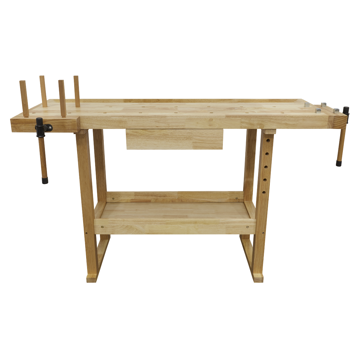 Sealey Woodworking Bench Oak With a Varnished Finish Tool Drawer 1.52mtr AP1520