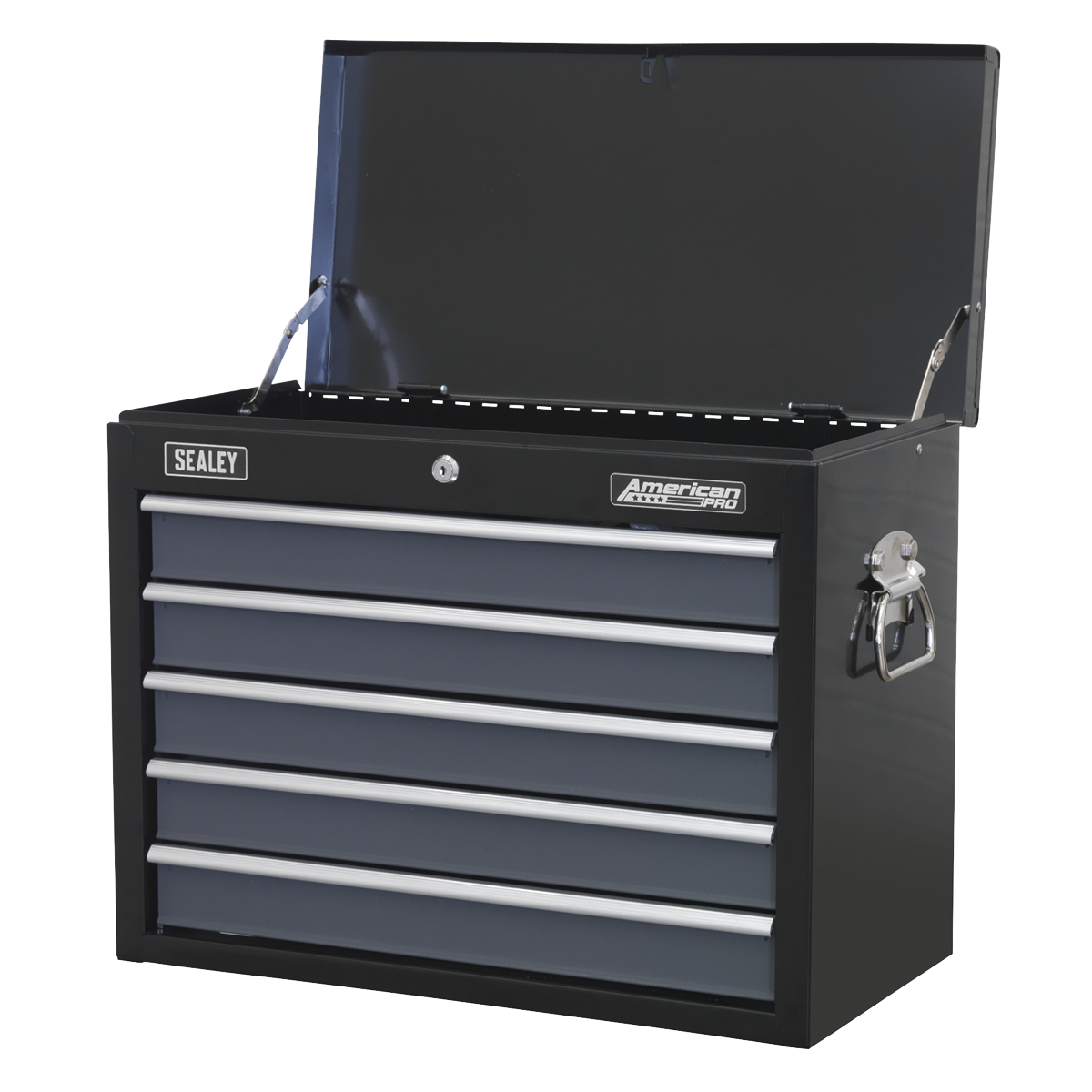 Sealey Top Chest 5 Drawer With Ball Bearing Runners Tool Storage Chest AP3505TB
