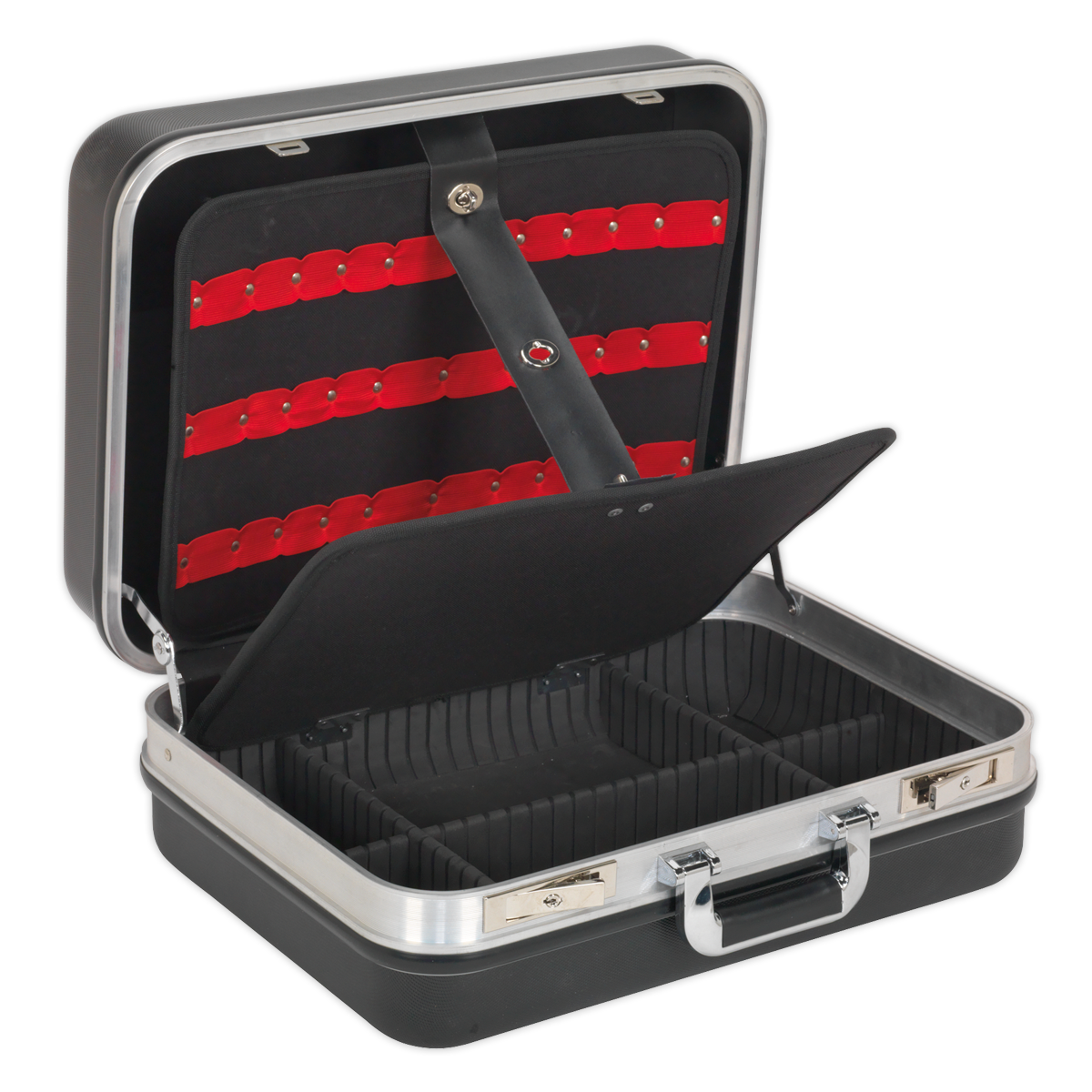 Sealey Tool Case ABS 475 x 365 x 185mm Supplied With Two Keys Black AP607