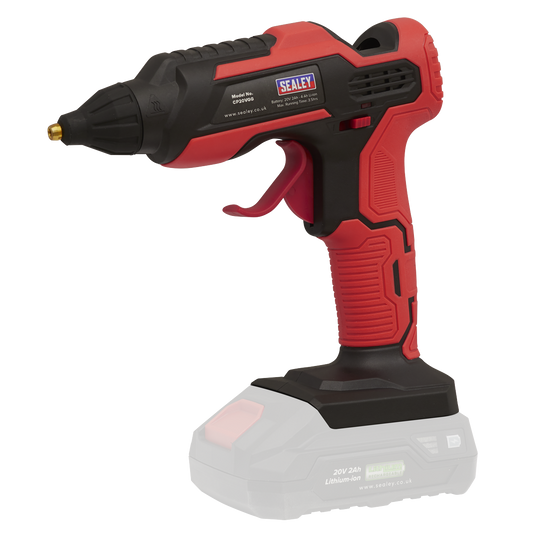 Sealey 20V Cordless Glue Gun For Ø10-12mm Glue Sticks - Body Only CP20VGG