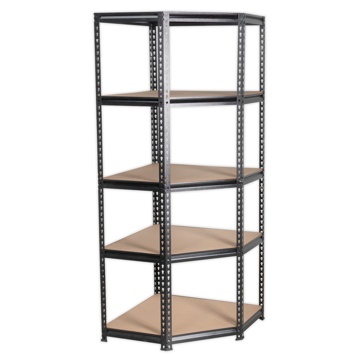 Sealey Corner Racking Unit 5 Level 150kg Capacity Per Level Steel Frame AP7150C