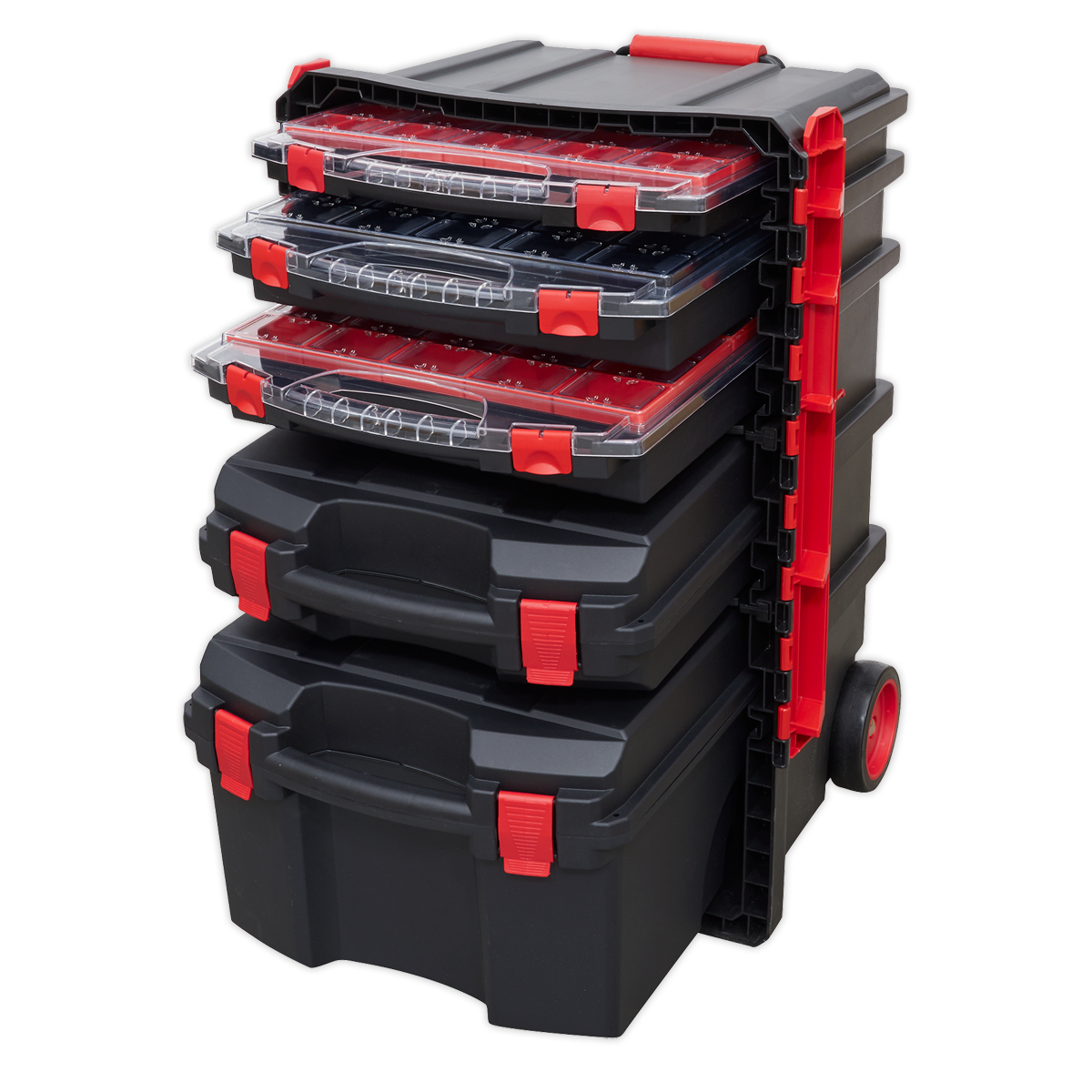 Sealey Professional Mobile Toolbox Tool Box 5 Removable Storage Cases AP860