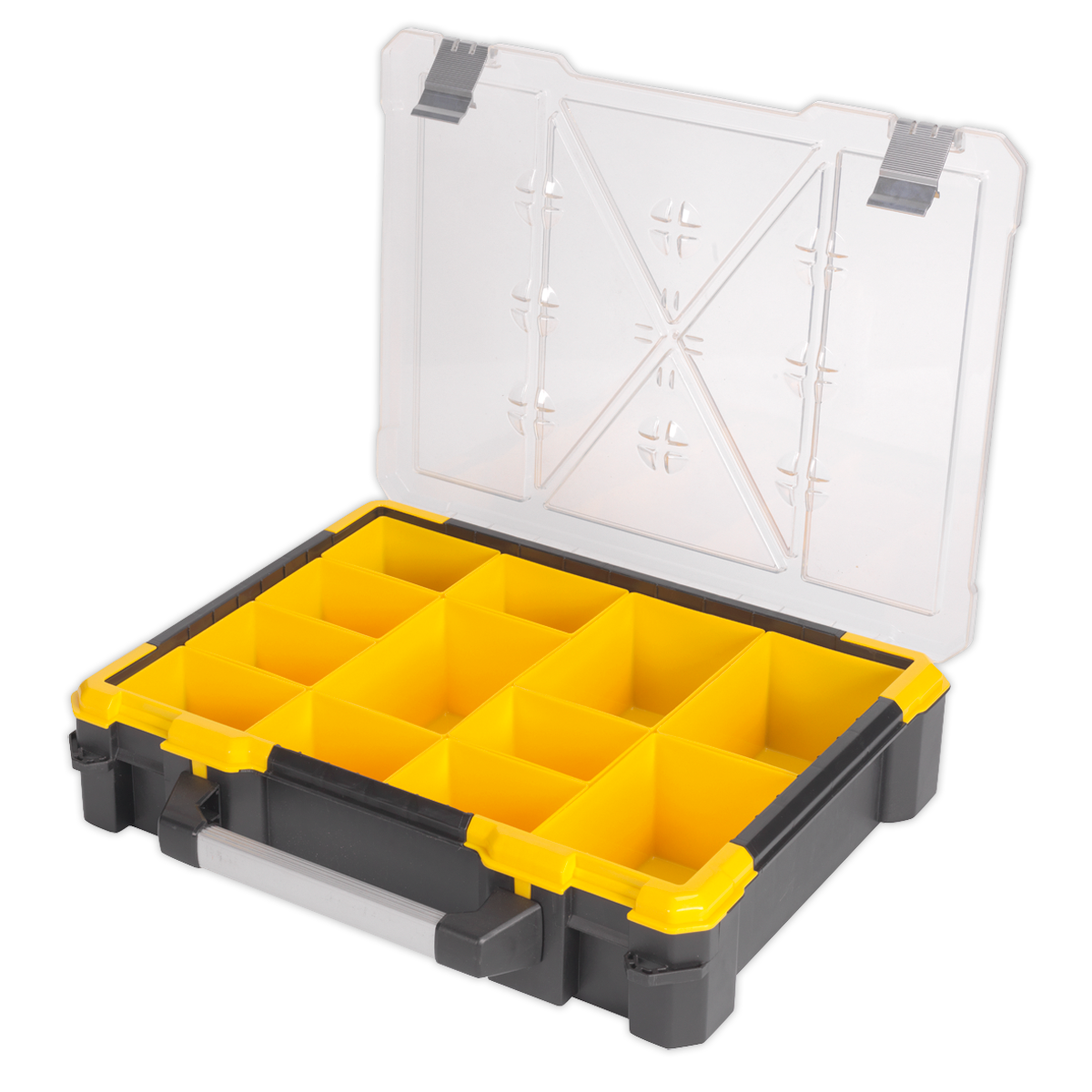 Sealey Parts Tools Storage Case Box With 12 Removable Compartments APAS12R